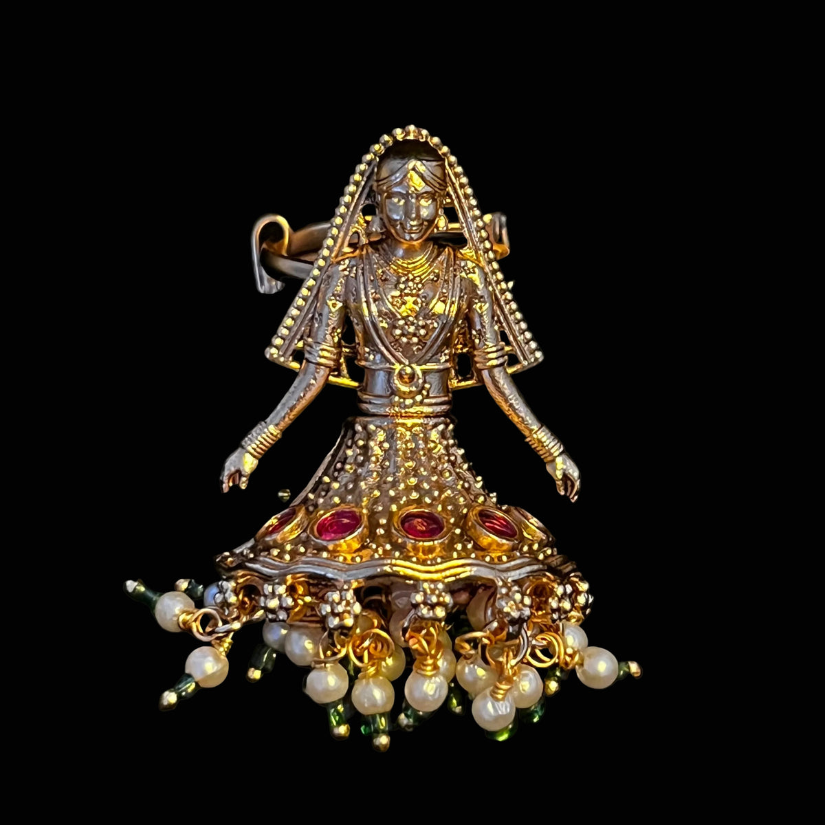Divine Grace Deity-Inspired Statement Ring